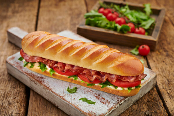 BLT Brioche Sub Roll Sandwich