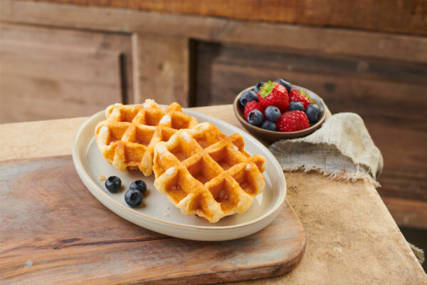 Brioche Waffle With Butter